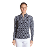 Trellis Cooling Sun Protection Quarter Zip Pull Over